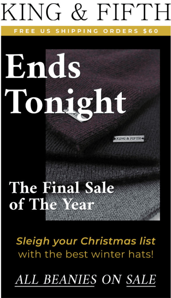 Launch a limited time New Year sale 1