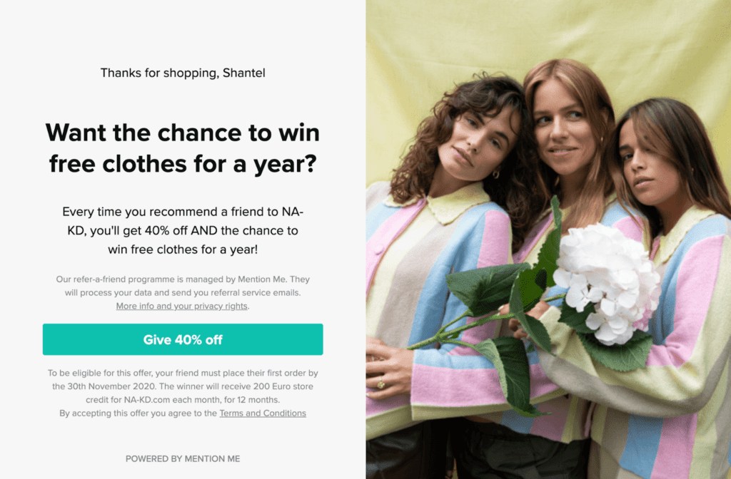 The Referral Program Email